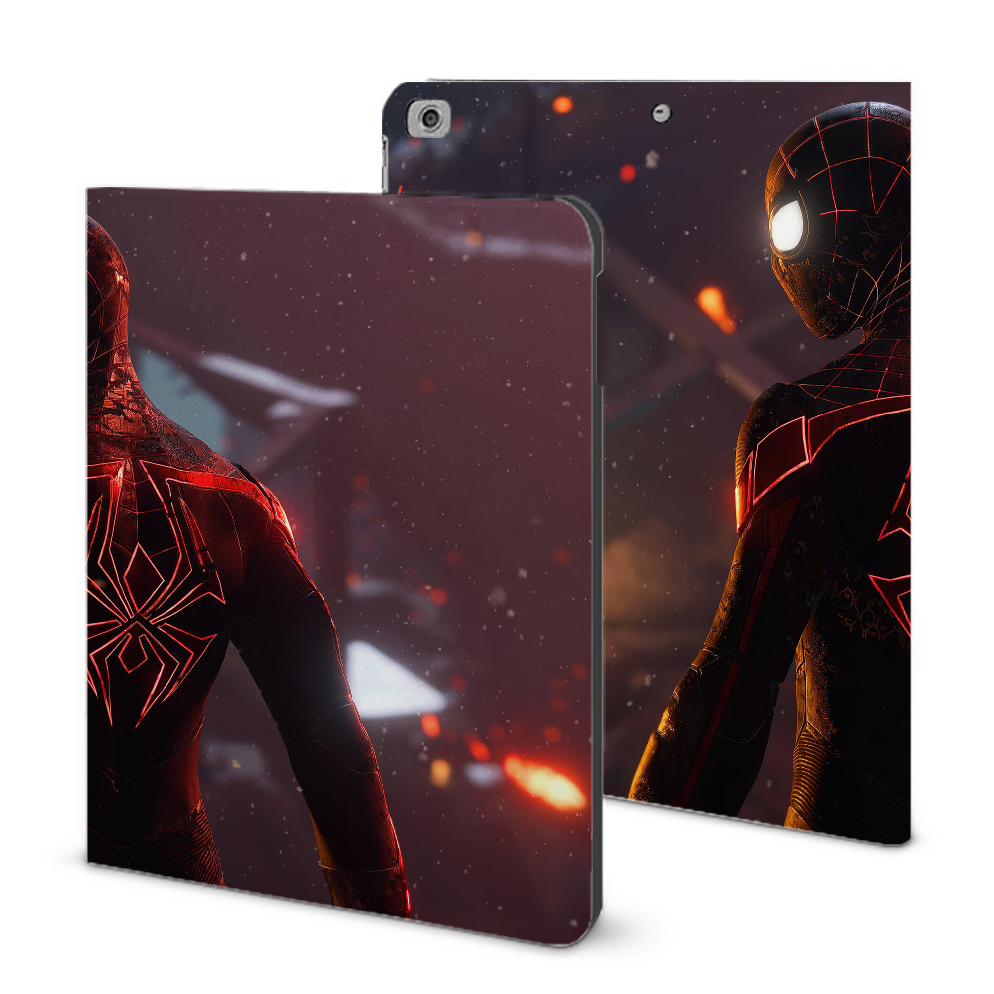 （画像用） アベンジャーズ The Avengers IPad ケース ブック型 PUレザー TPU 耐衝撃 軽量 薄型 ペン収納なし 全面保護 IPad 各モデル対応